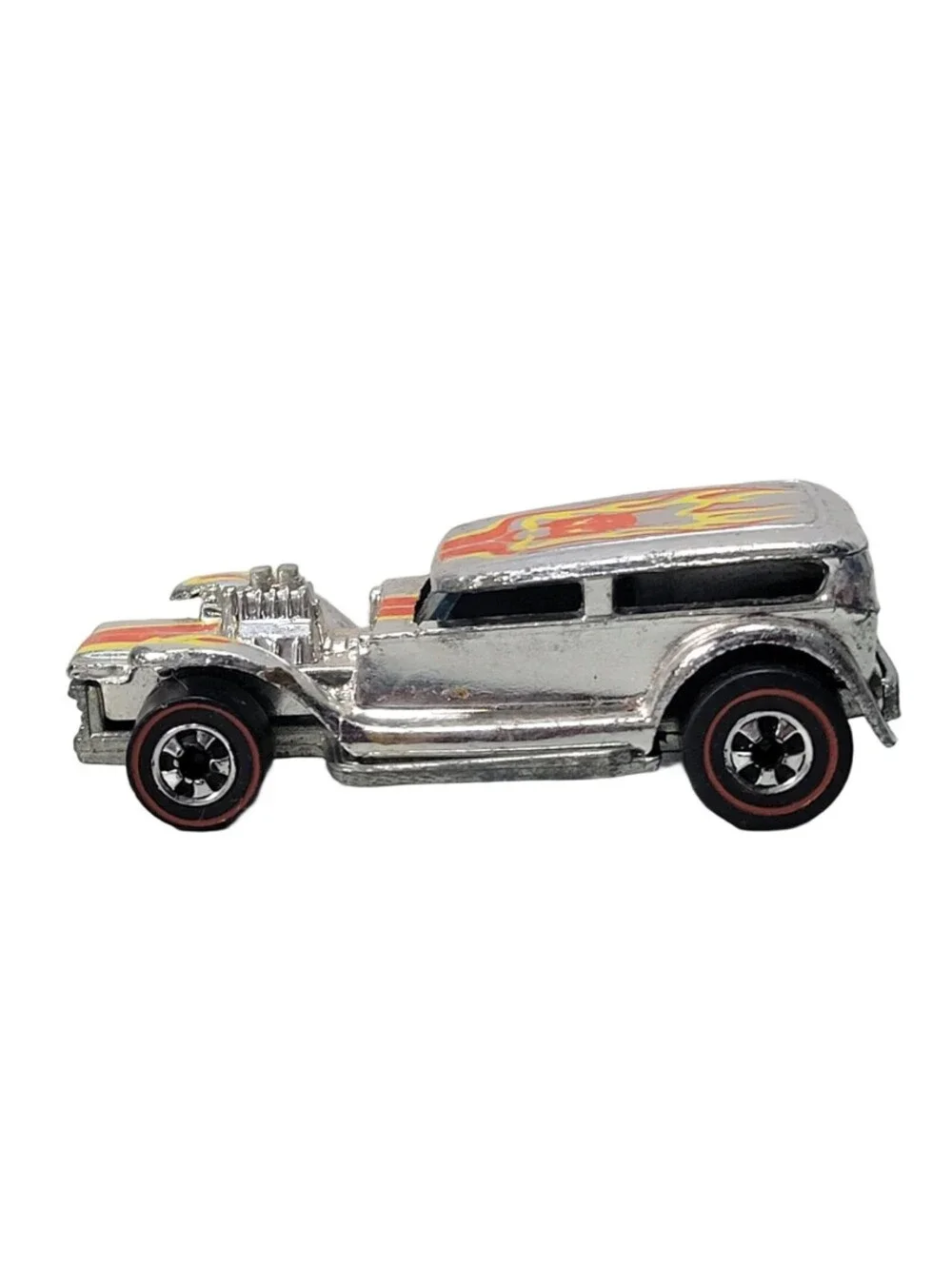 Original Hot Wheels Redline 1969 Prowler Demon Flames